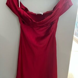 Princess Polly Strapless Red Dress